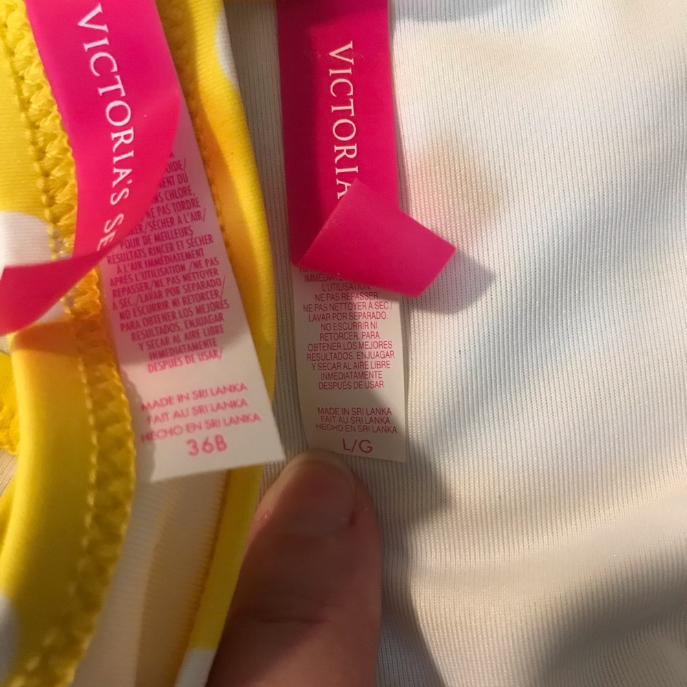 Itty bitty yellow polka dot bikini! - Picture 4 of 4